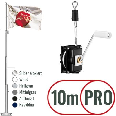 Fahnenmast Kurbel PRO 1000cm